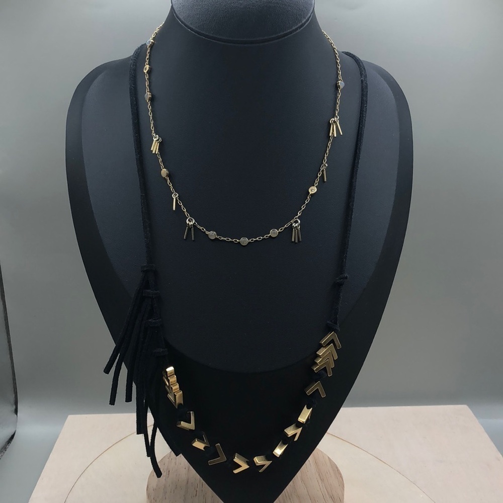 Bundle 2 madewell necklace, trendy fashion style.